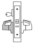 PDQ MR113 Mortise Lock Hold Back Single Cylinder Function