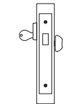 PDQ MR132 Mortise Lock Cylinder and Thunbturn Deadbolt Function