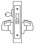 PDQ MR139 Mortise Lock Closet Storeroom Function