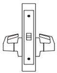 PDQ MR174 Mortise Lock Privacy with Thumbturn
