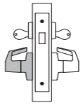 PDQ MR214 Mortise Lock Double Cylinder Deadbolt with Dummy Trim