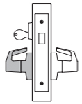 PDQ MR215 Mortise Lock Single Cylinder Deadbolt with Dummy Trim